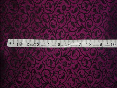 Brocade fabric Purple X Black Color 44" WIDE BRO531[3]
