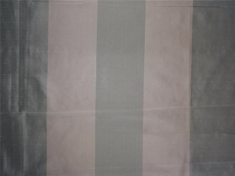 100% SILK DUPION BLUE AND IVORY STRIPE 54&quot;DUPS33[2]