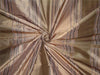 100% silk dupioni stripe pinkish orange x black DUPS27[2]