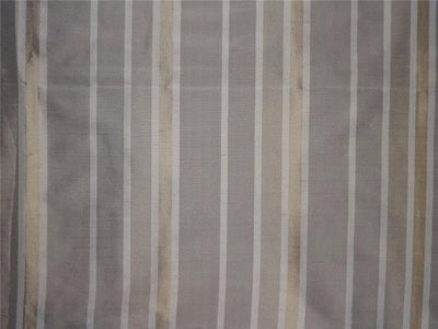 100% silk dupion gold and beige stripe DUPS18[2]