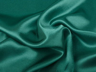 Sea Green viscose modal satin weave fabric ~ 44&quot; wide.(91)