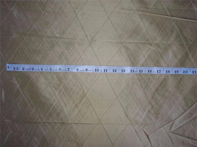 100% silk caramel gold large dupioni pintucks single length PKT#P29[1]