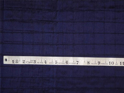 100% silk dupion bright navy blue pintuck DUPP29[2]