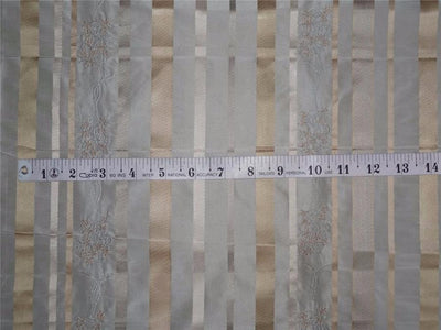 100% silk taffeta satin stripe embroidered TAFS72[3]