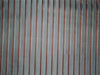 100% silk dupion stripe 54&quot; horizontal stripe slate blue /brown DUPS60[3]