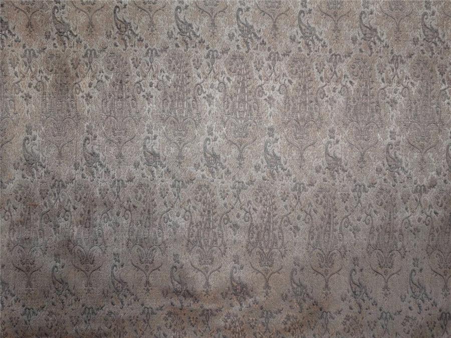 purely silk brocade antique gold x black 44&quot; BRO533[4]