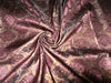 brocade fabric-purple/black/copper mettalic color4 44" wide BRO271[5]