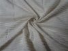 100% Linen White and Gold stripe Fabric ~ 58&quot; wide