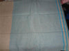 100% Linen Shimmer Gold and Blue stripe Fabric ~ 56&quot; wide