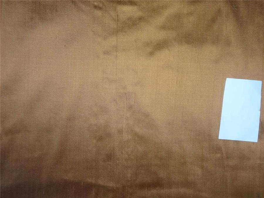 100% silk dupion copper x brown color 54" wide DUP233