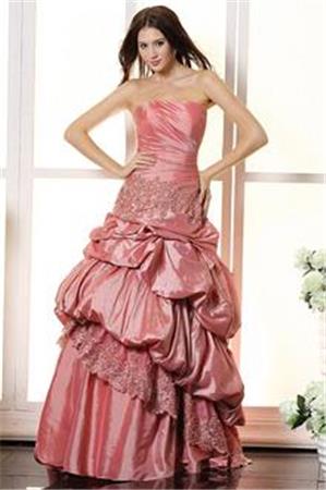 100% Silk Dupioni fabric 54&quot; wide- pink x maroon
