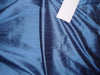 100% pure silk dupion fabric cool blue x black color 54&quot;wide with slubs