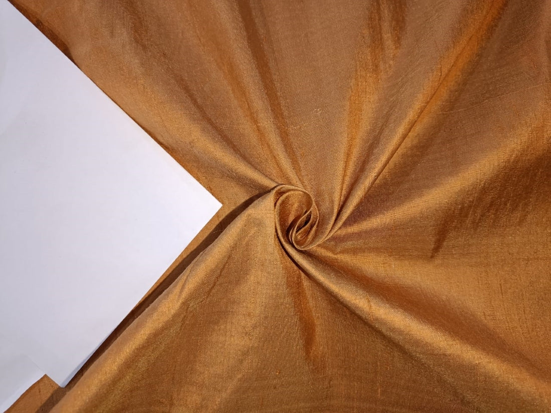 100% Pure silk dupion fabric sandalwood color 108" wide DUP362[5]
