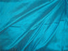 100% PURE SILK DUPION FABRIC TURQUOISE BLUE colour 54&quot; wide mm76[5]