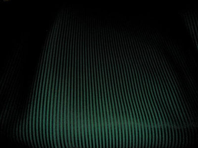 Black x Green neoprene/ striped scuba thick fabric ~ 59&quot; wide[7801]
