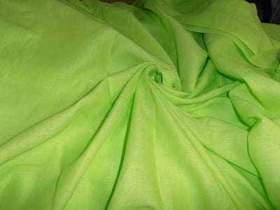 Lime Green linen fabric 57 inch wide