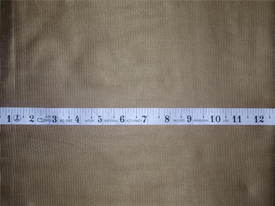 100% SILK TAFFETA FABRIC PIN STRIPE - gold 54&quot; wide