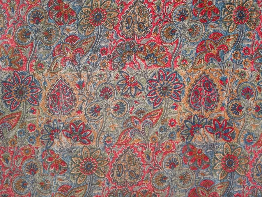 pure silk CDC crepe printed fabric 16 mm weight b2#101/4