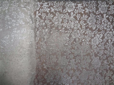 Natural Dyeable Devore Burnout Velvet fabric ~ 44&quot; wide