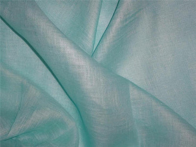 Sheer Gauze Linen--light blue Thin Transparent Linen Fabric 58&quot;