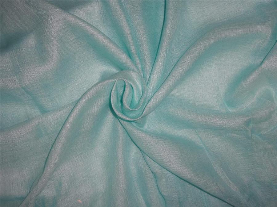 Sheer Gauze Linen--light blue Thin Transparent Linen Fabric 58&quot;