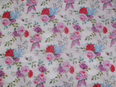 80's viscose modal fabrics 56&quot; wide-digital floral print