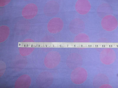 silk georgette polka dot printed 44&quot; wide