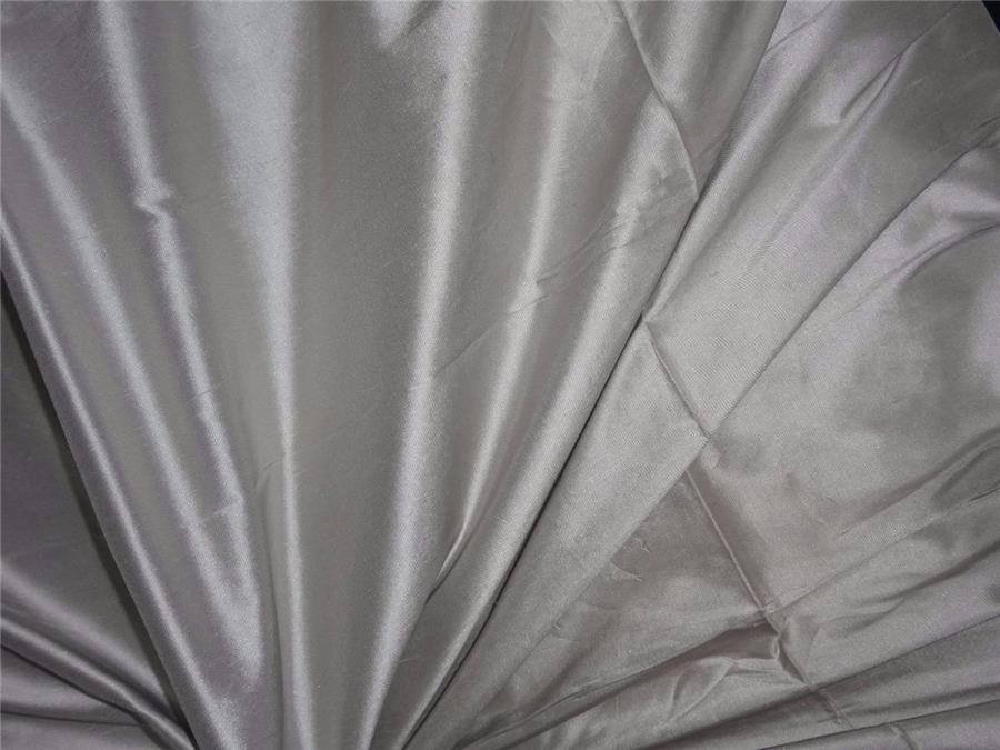 100% Pure SILK Dupion FABRIC silver colour 54&quot; wide DUP237[2]