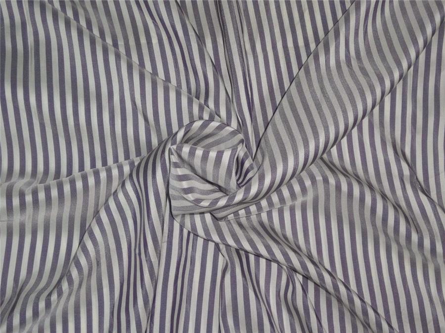 Pure silk haboati stripes purple x ivory color 80 gms b2#106[2]
