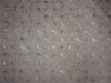 Gold net fabric with gold sequence 44&quot;