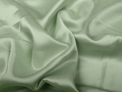 Old Green viscose modal satin weave fabric ~ 44&quot; wide.(95)