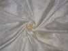 100% silk brocade white color 44" wide BRO70[5]