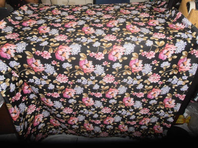 dark tiny floral print Scuba Knit fabric 59&quot; wide- for fashion wear[8121]