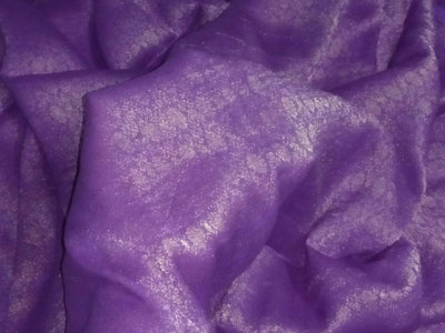 lavender Silk Georgette Fabric with Subtle Metallic Gold jacquardMIXBKA