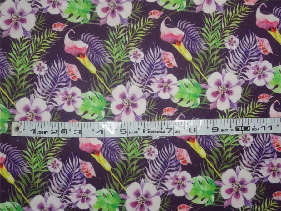 dark tiny floral print Scuba Knit fabric 59&quot; wide- for fashion wear B2SCUBA83[2]