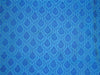 SPUN SILK BROCADE FABRIC blue COLOR 44" wide BRO269[7]