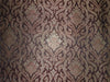 silk brocade fabric 44&quot;red black and metallic gold BRO168[5]