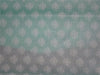 Cotton organdy floral printed fabric mint green 44&quot;stiff cotorg-newprint 10