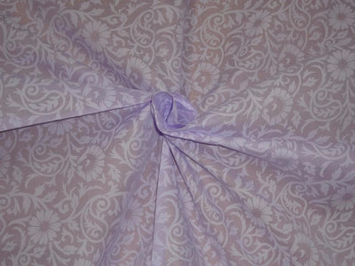 Cotton organdy floral printed fabric lilac 44&quot;stiff cotorg-newprint5