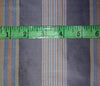 100% silk taffeta fabric grey gold blue stripes 54&quot; wide