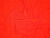 Silk Georgette fabric bright orange 80gm 54&quot;
