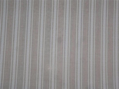 Cotton Organdy White with stiff Finish stripe Fabric ~ 36 " wide sold by the yard.