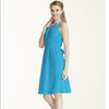 cotton organdy fabric true blue color leno dobby curvy zigzag design 44&quot;