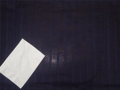 Cotton Organdy Fabric Leno stripe Design 44&quot;Dark Navy Blue