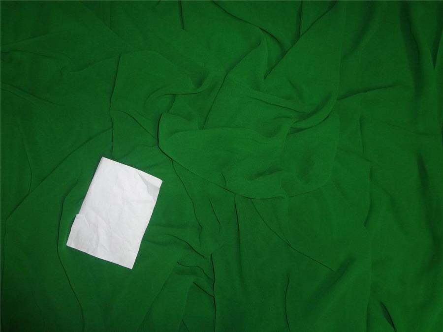 16 mm Silk georgette fabric 44&quot; wide~ green