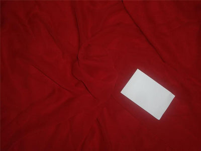 Silk georgette with lycra/spandex 54&quot; wide~ chilli red*