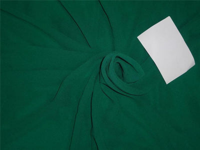 Silk georgette with lycra/spandex 44&quot; wide~ dark green*