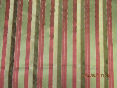 silk taffeta herringbone dobby fabric wide multi color stripe taf#s146[3] 54&quot; wide