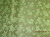 Heavy Silk Brocade Fabric olive green x metallic gold color 36" wide BRO571[3]