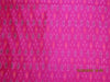 100% pure silk dupion ikat fabric pink color 44&quot; wide [8381]